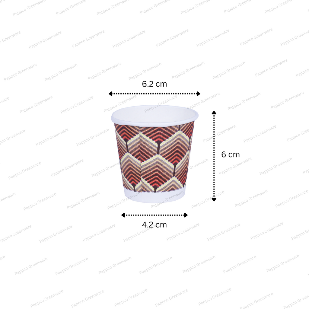 100ml Single Wall Paper Cup With Sipper Paper Lid