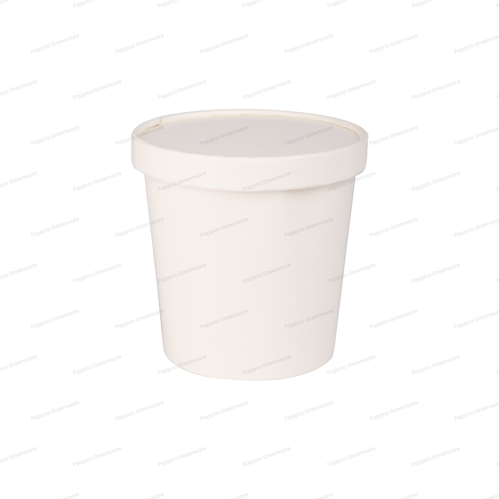 White Paper Tub with Lid - 750ml